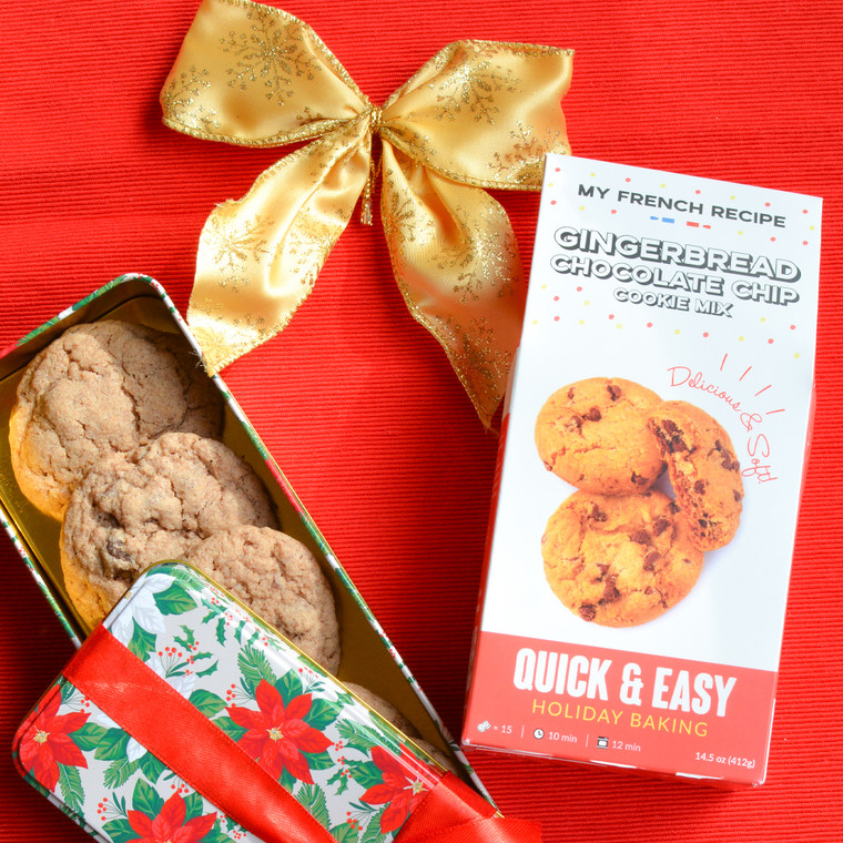 chocolate chip and gingerbread cookie mix perfect for all you holiday baking needs