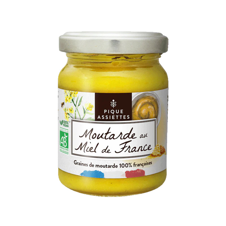 French honey mustard made with french honey