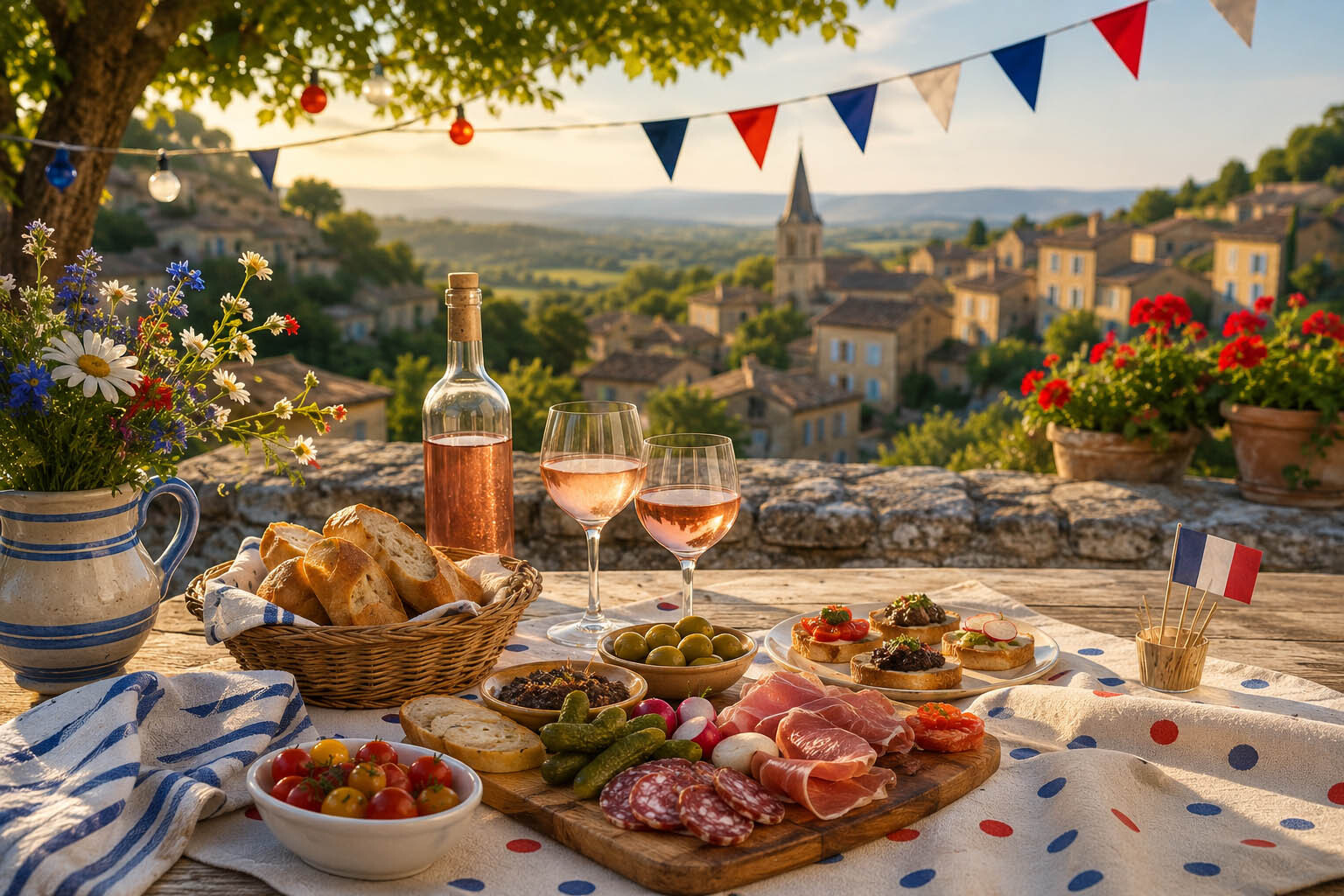 French summer table
