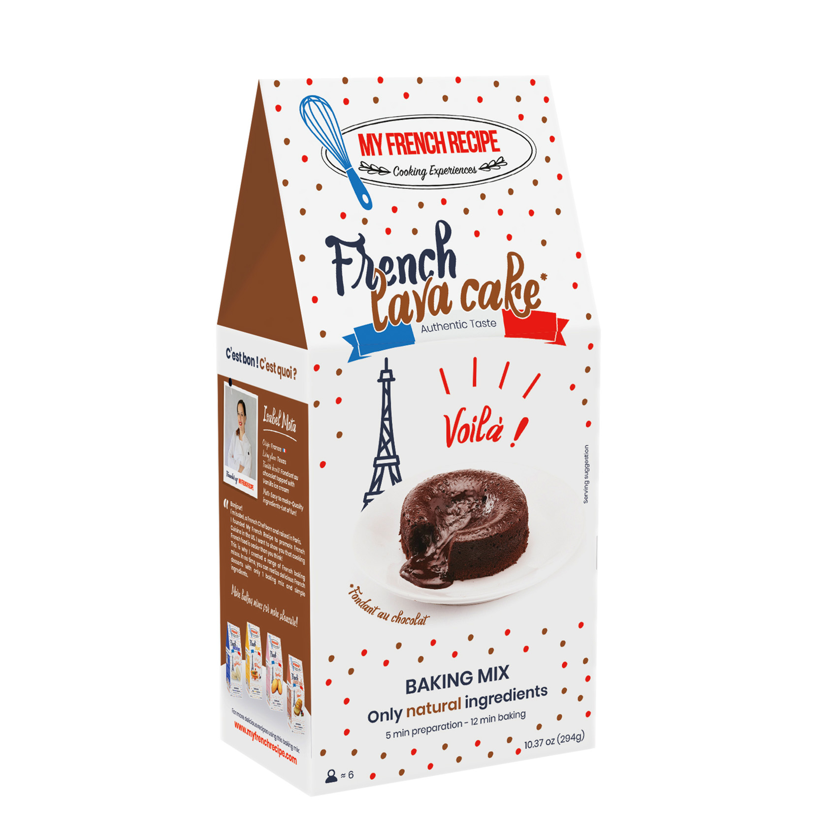 Chocolate lava cake baking mix easy