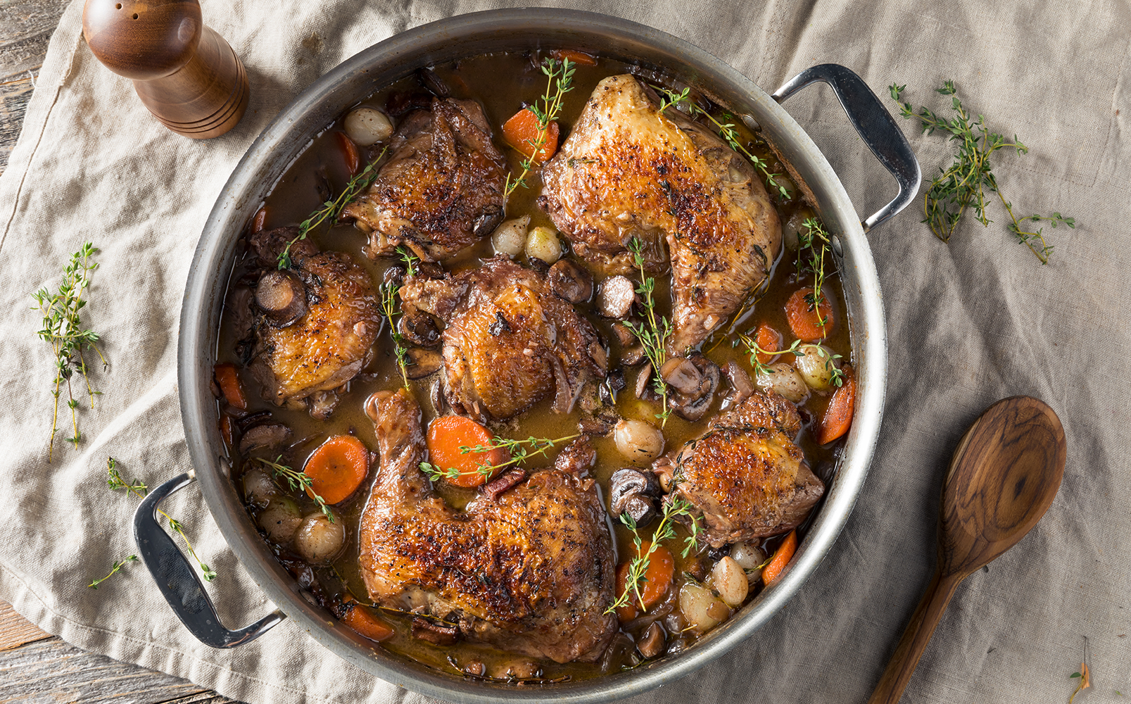 Coq au vin - My French Recipe