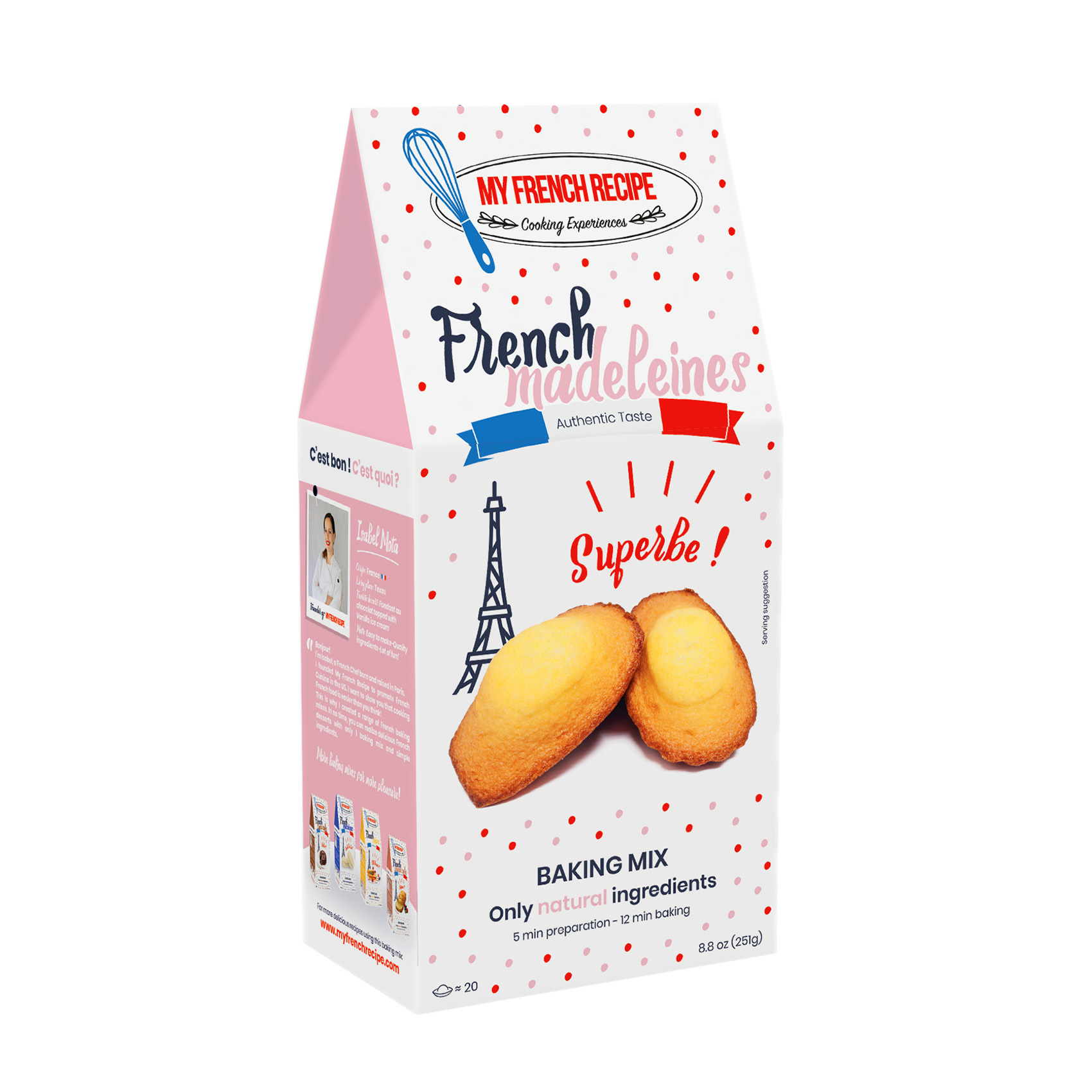 French madeleine baking mix easy