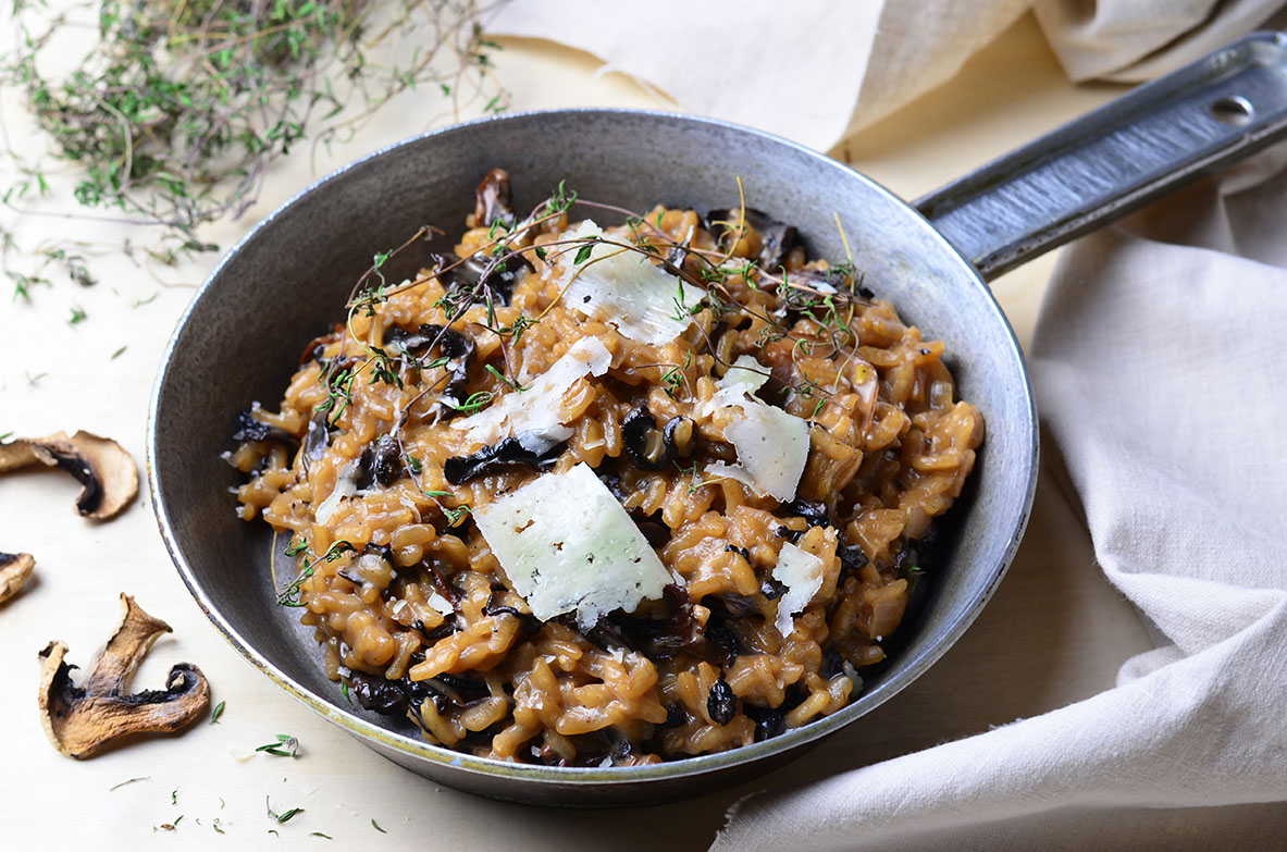 Mushroom risotto - My French Recipe