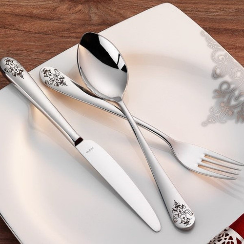 Epsilon Design Cutlery Set - Shiny Silver