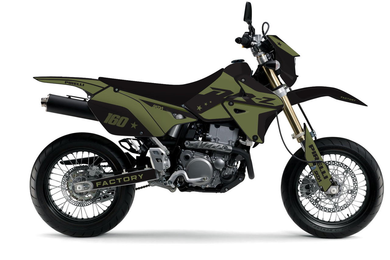 JUDGE Khaki DRZ/JR Full Graphics Kit SKDA USA