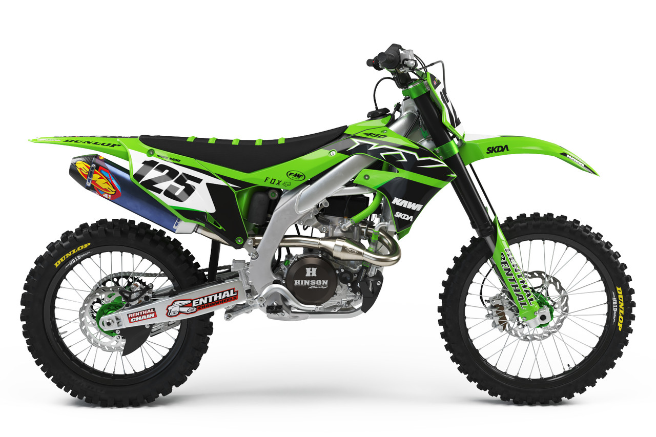 Kawasaki KX/KXF Graphics Kit - by SK Designs Australia