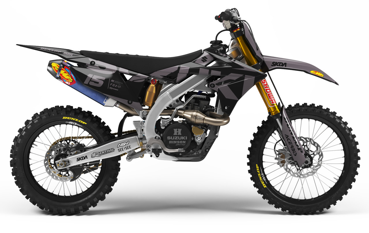 LORD Blk/Grey Suzuki Full Graphics Kit | SKDA USA