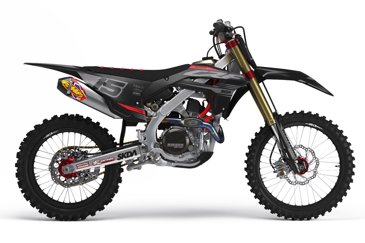 SMOKE V2 Blk/ Grey CR/CRF Full Graphics Kit - SKDA - US Store