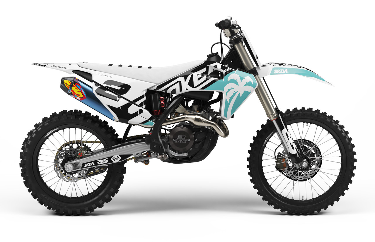 STOKED Teal Husqvarna Full Graphics Kit | SKDA USA