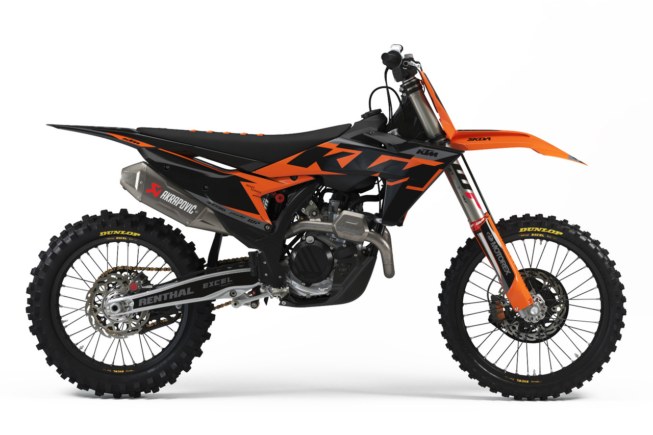 CURE Blk/Org KTM Full Graphics Kit | SKDA USA