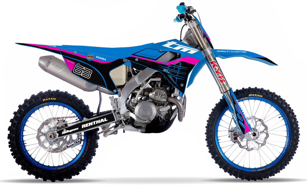 FLUX Blue/Pink TM Full Graphics Kit | SKDA USA