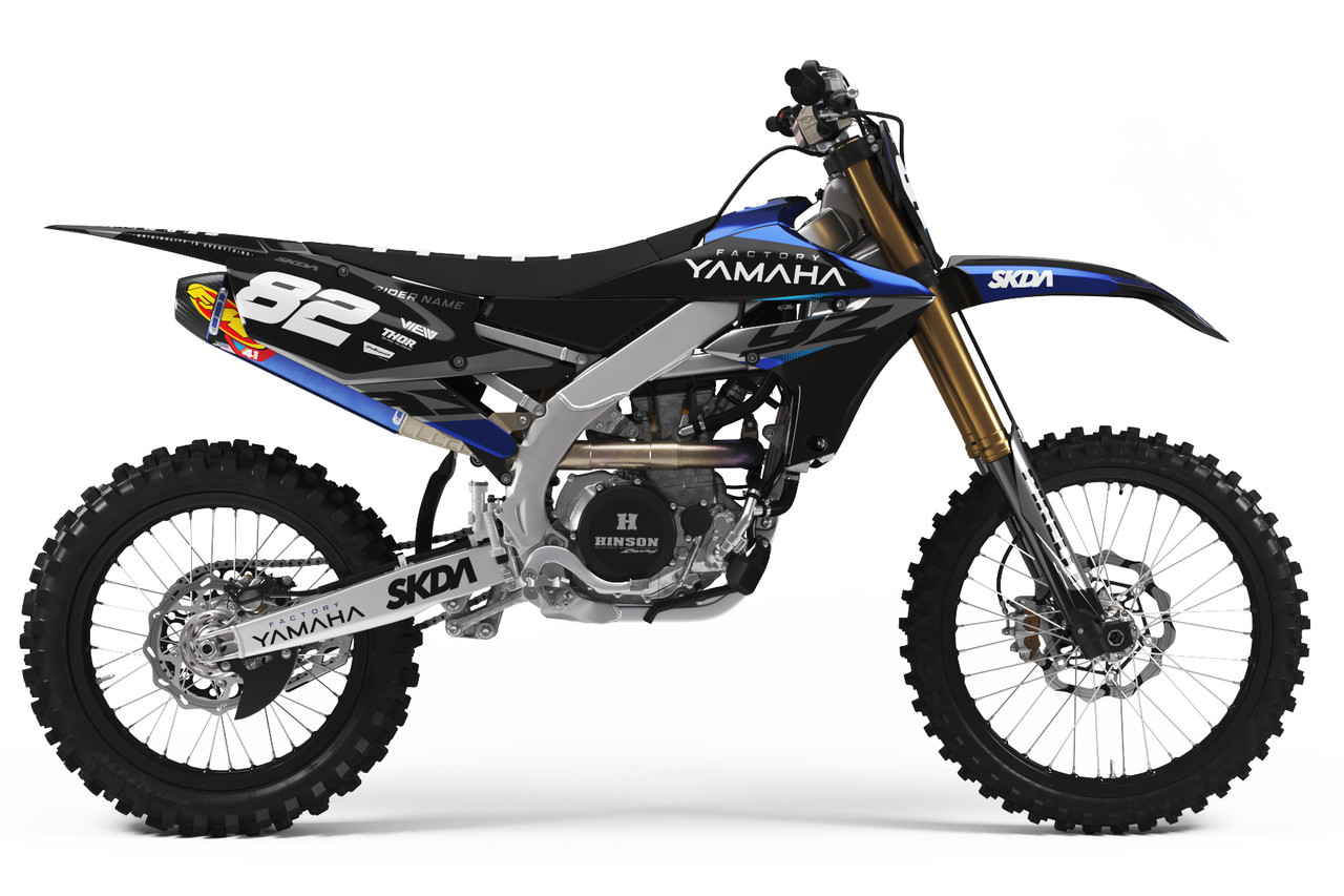 CYCLONE CHROME Silver YZF/WRF Full Graphics Kit | SKDA USA