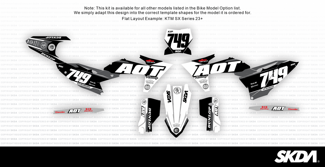 AOT RACEWEAR Full Graphics Kit (All Bikes) SKDA US Store