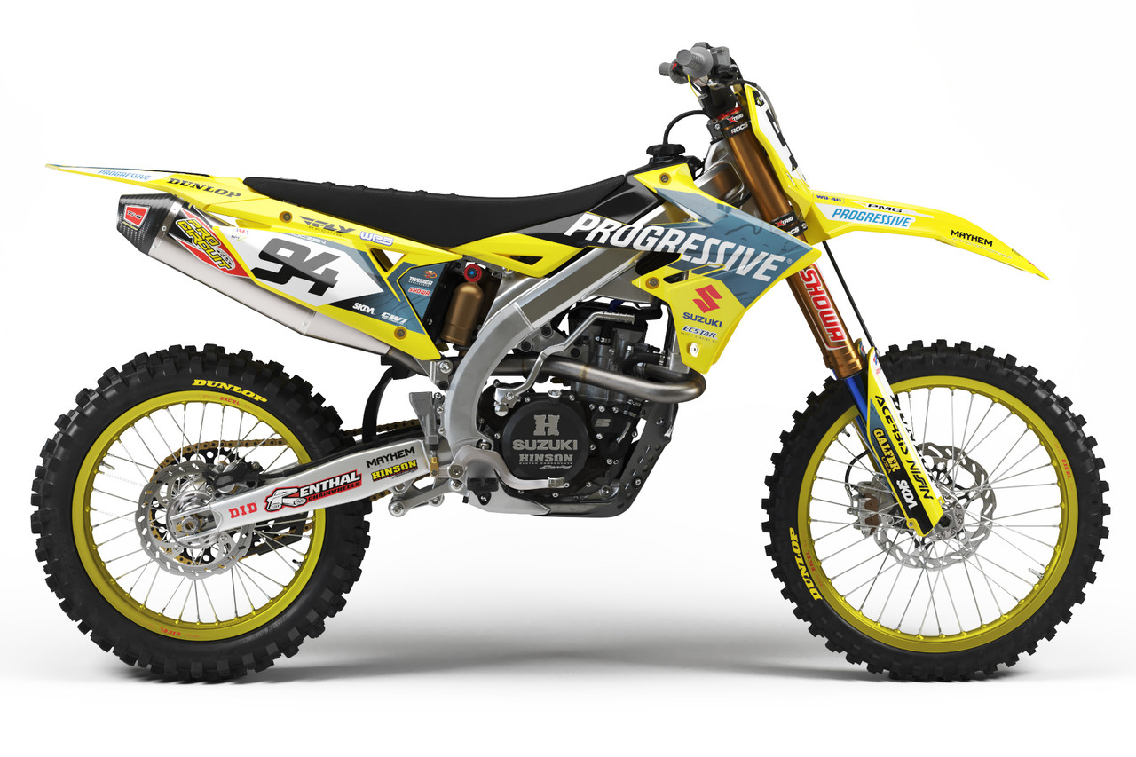 23 ROCZEN PROGRESSIVE SX Suzuki Full Graphics Kit | SKDA USA