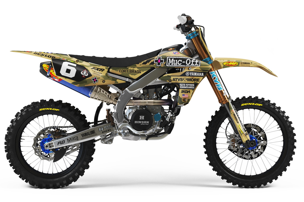 23 CLUBMX MILITARY YZF/WRF Full Graphics Kit - SKDA - US Store