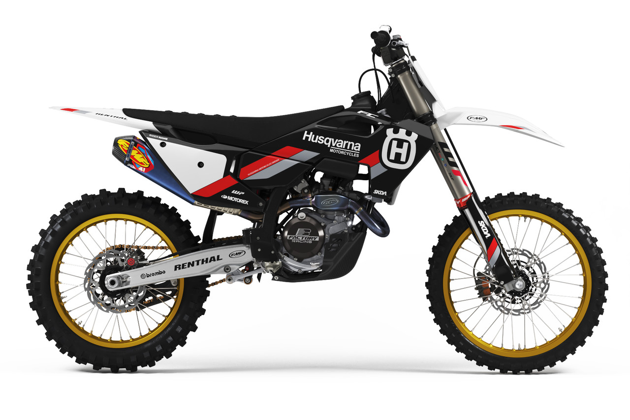 HERITAGE V2 Black Husqvarna Full Graphics Kit | SKDA USA