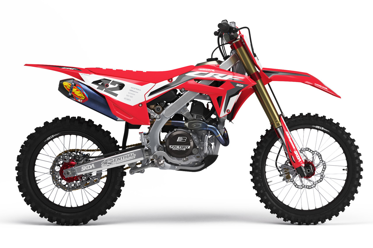 CAST Red/Grey CR/CRF Full Graphics Kit - SKDA - US Store