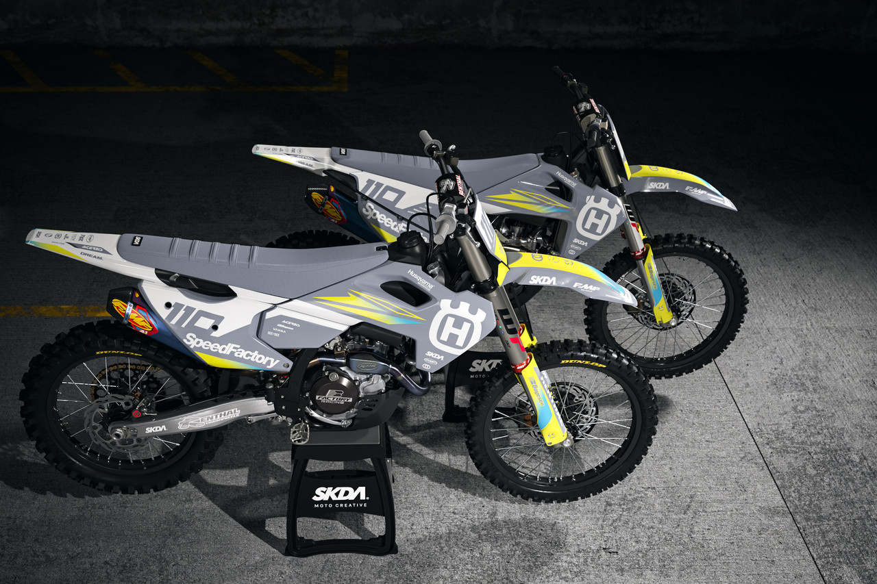 ORCA Grey Husqvarna Full Graphics Kit | SKDA USA