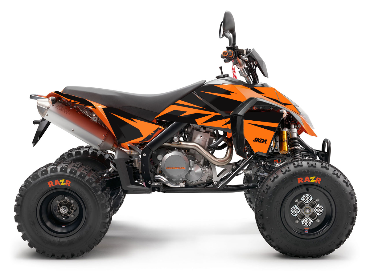 BITE Orange KTM ATV Full Graphics Kit | SKDA USA