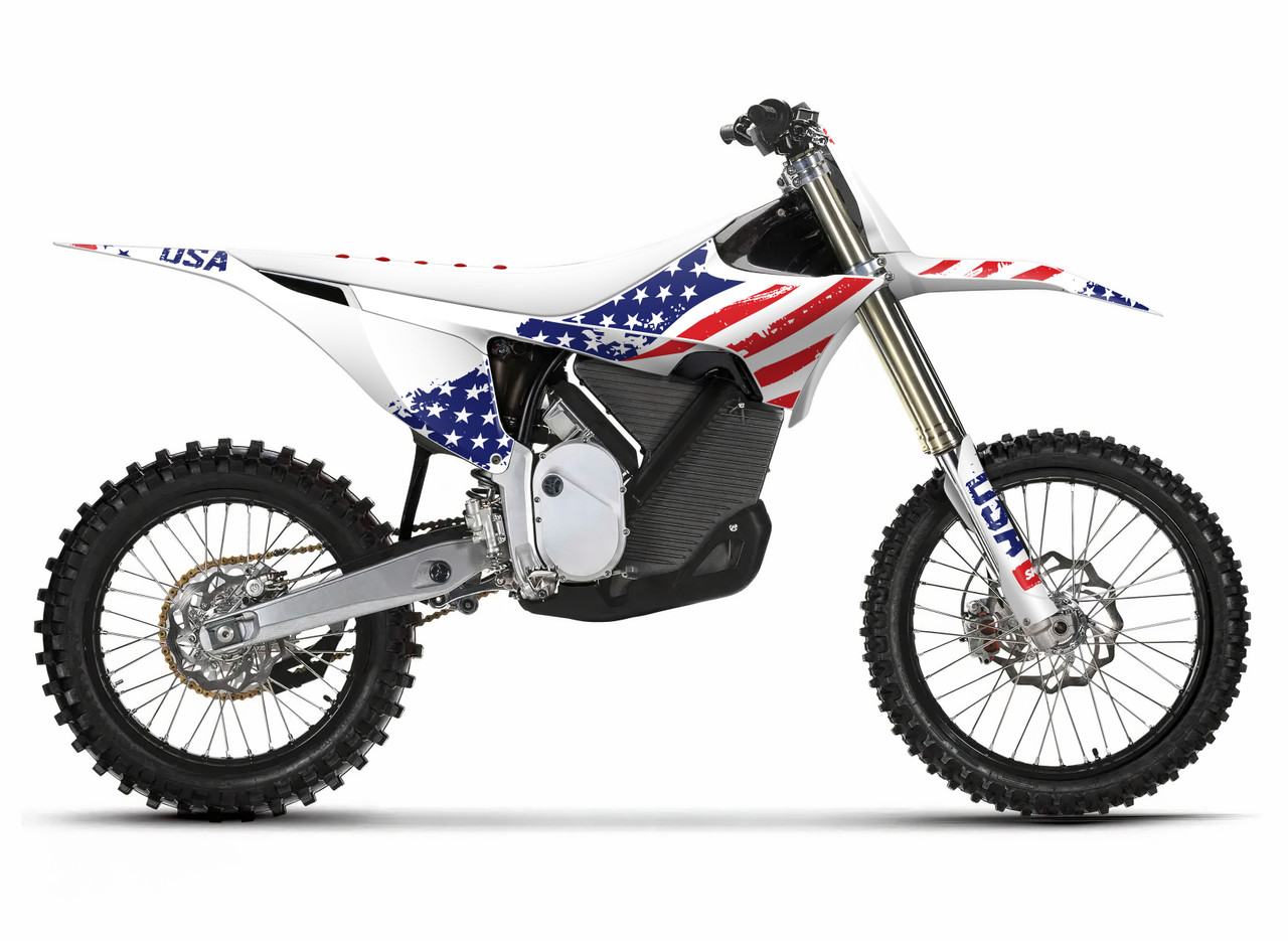 GRIT White Stark Varg Full Graphics Kit | SKDA USA