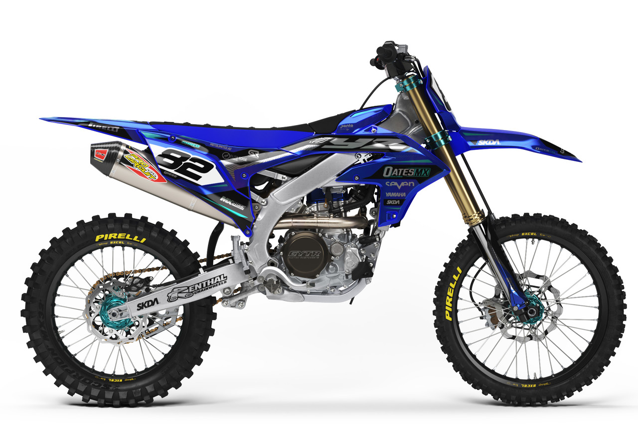 23 WIESE CHROME Blue YZF/WRF Full Graphics Kit | SKDA USA
