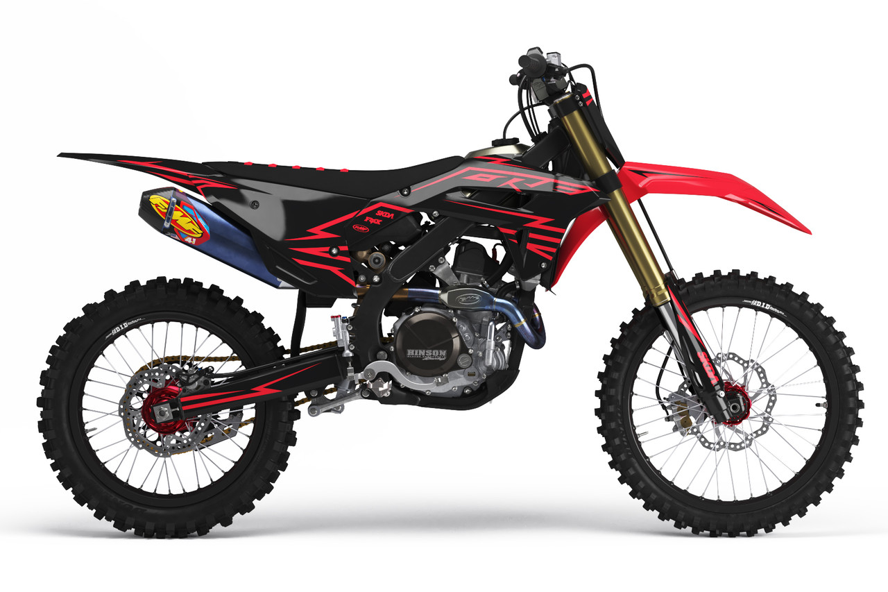SHOCK Blk/Red CR/CRF Full Graphics Kit | SKDA USA
