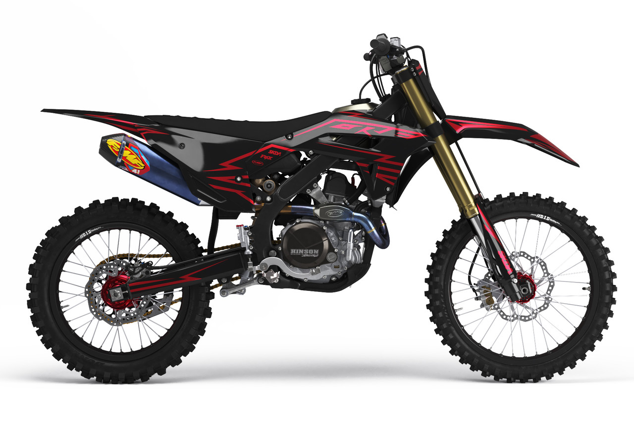 SHOCK CHROME Red CR/CRF Full Graphics Kit | SKDA USA