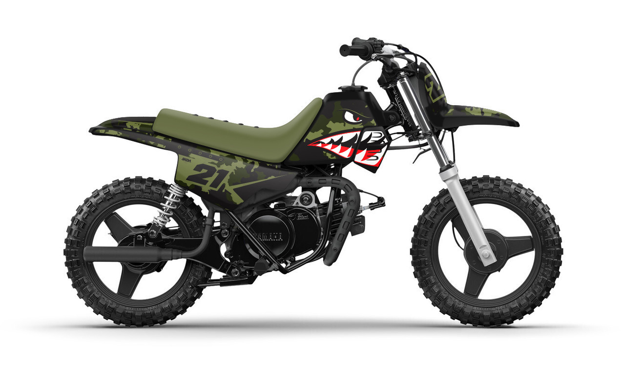 BOMBER Khaki PW Full Graphics Kit | SKDA USA