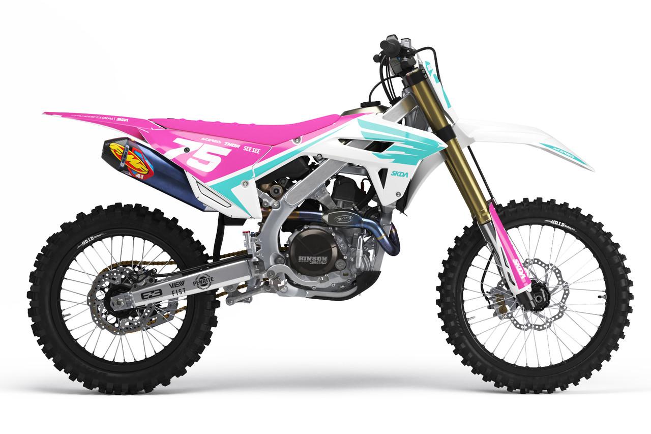 DIVIDE Pink/Teal CR/CRF Full Graphics Kit | SKDA USA