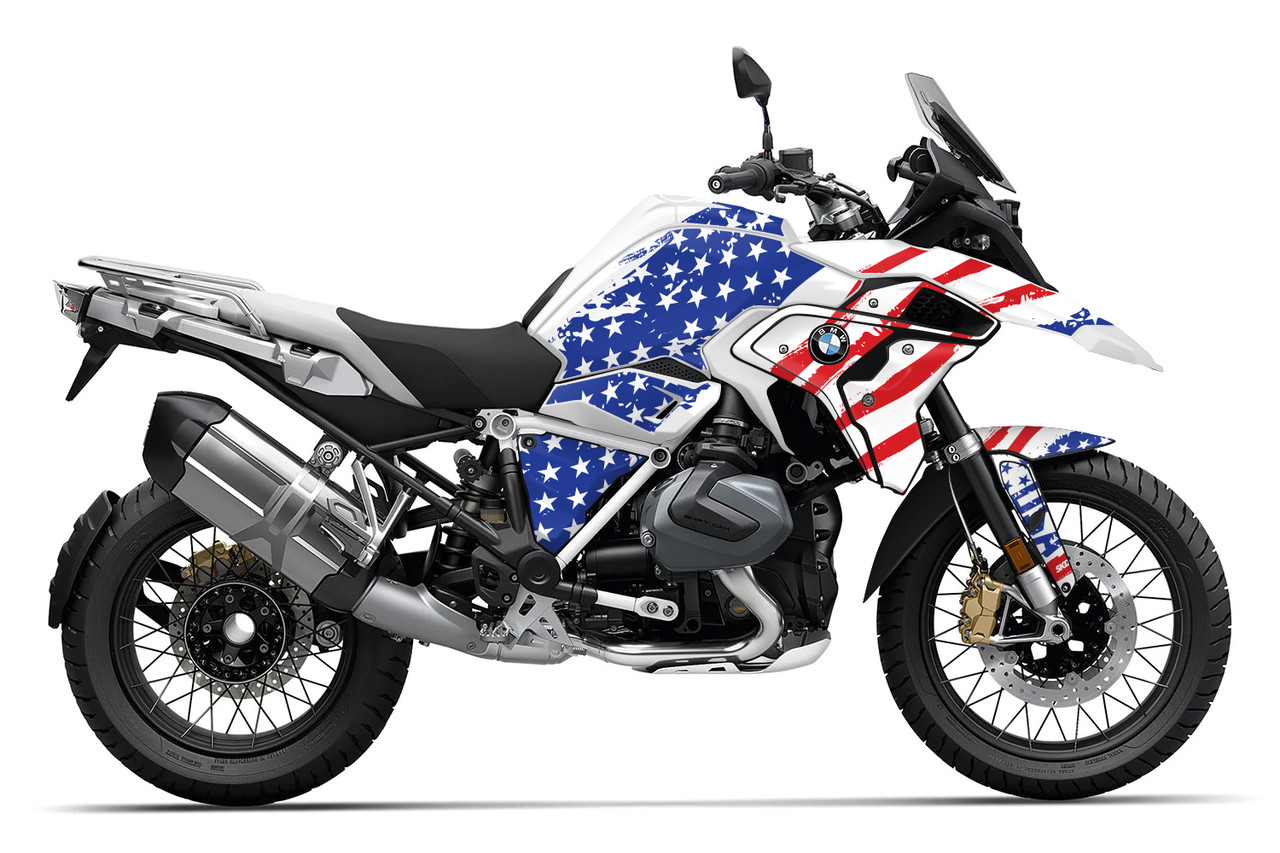 ミー GRIT White BMW GS Full Graphics Kit | SKDA USA