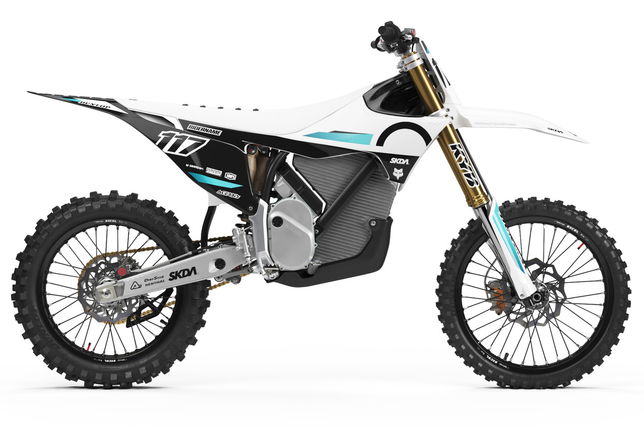 FIRST White Stark Varg Full Graphics Kit | SKDA USA