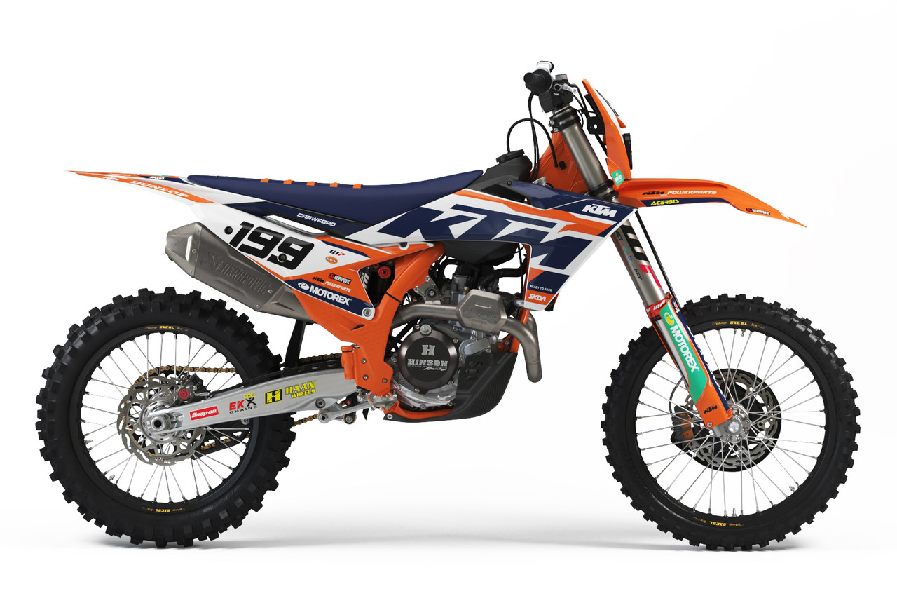 VISION Navy KTM Full Graphics Kit | SKDA USA