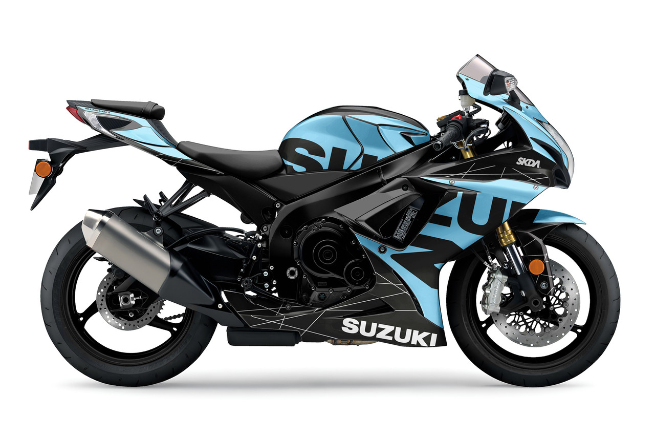 VACANT Blue Suzuki GSXR Full Graphics Kit | SKDA USA