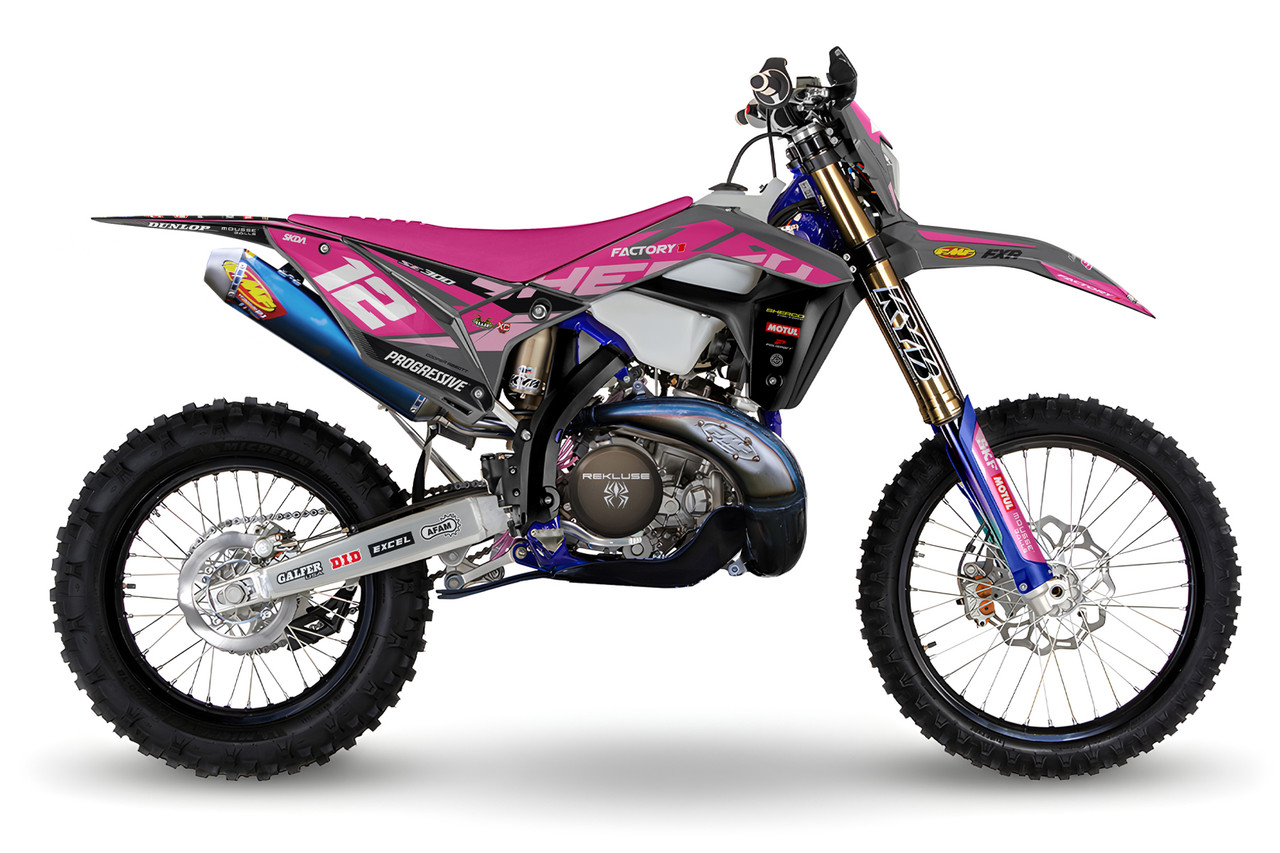 24 FACTORY Pink Sherco Full Graphics Kit SKDA USA