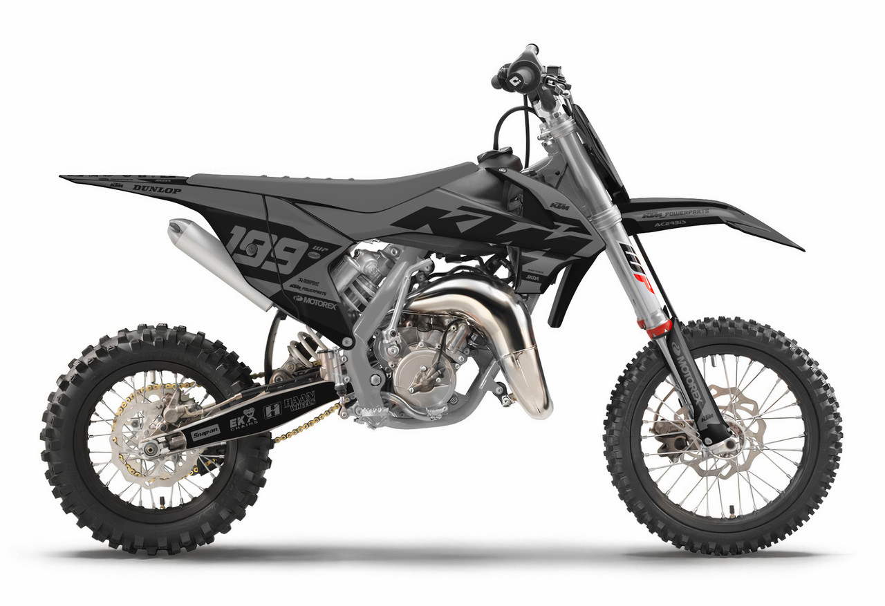 VISION Black KTM Mini Bike Full Graphics Kit | SKDA USA