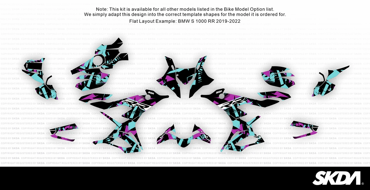 Shatter Upgrade Kit BMW S 1000 RR Graphics Kit - by SKDA