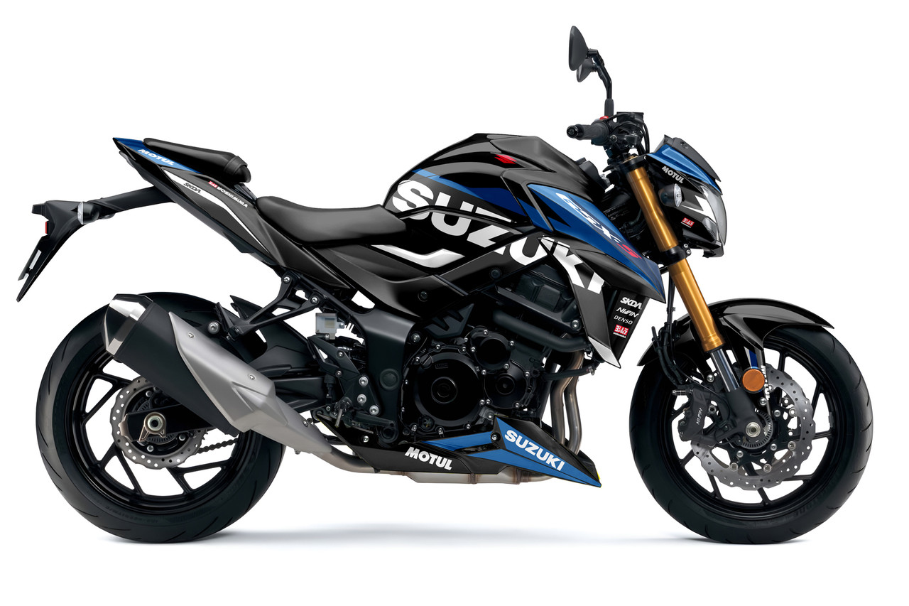 ZEPHYR Blk/Blue Suzuki GSXS Full Graphics Kit | SKDA USA