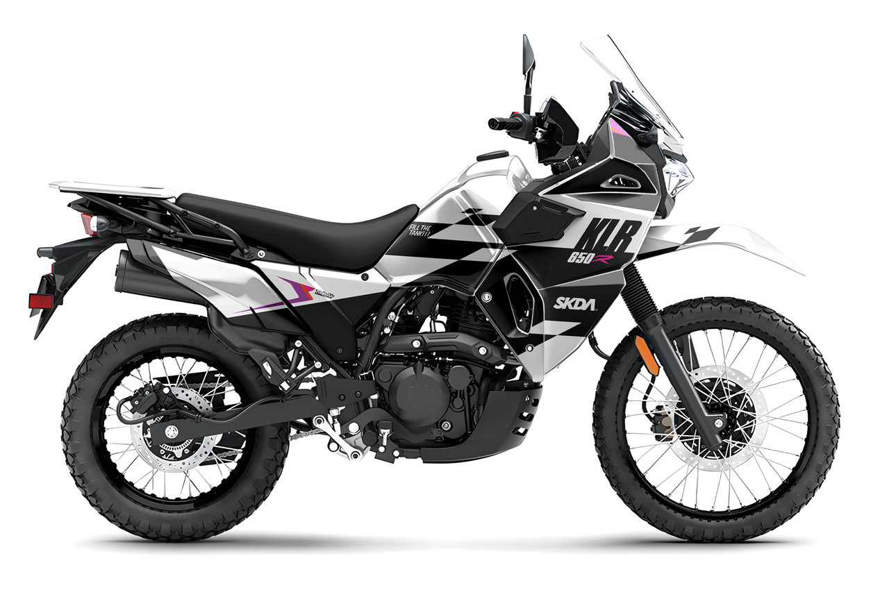 ミニ SHATTER Green KLR Full Graphics Kit | SKDA USA