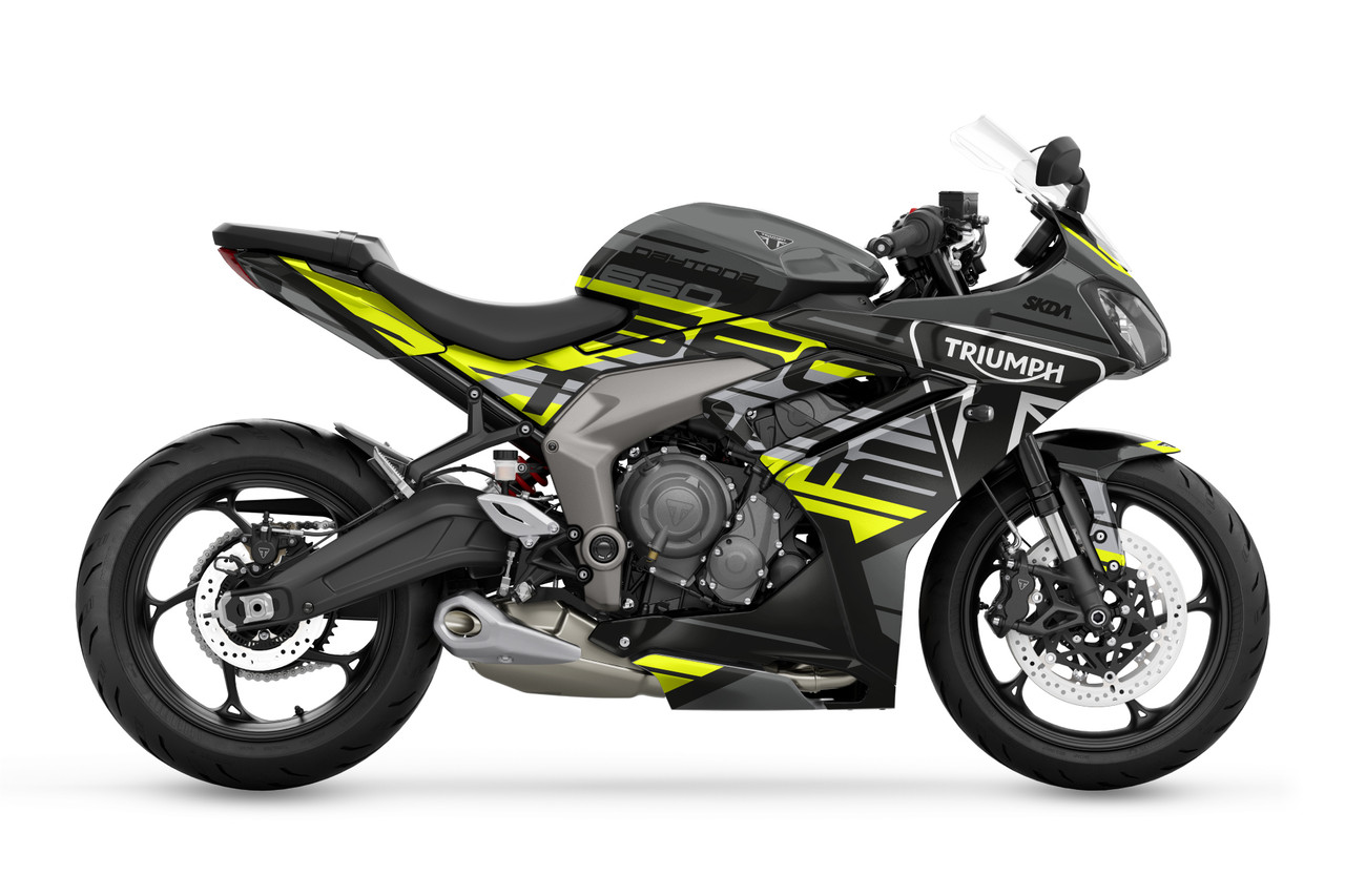 VELOCITY Grey Daytona Full Graphics Kit SKDA USA