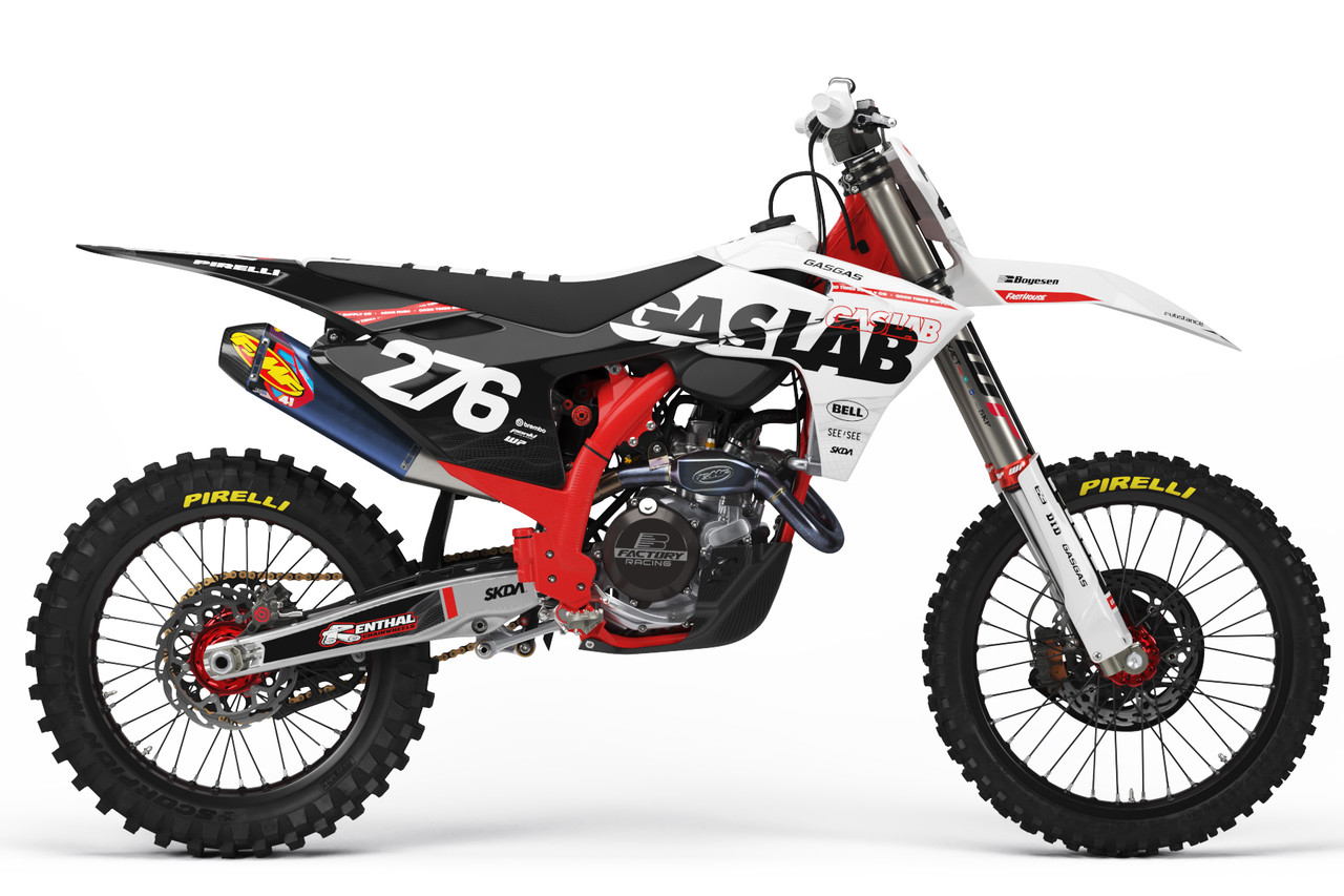 GL.MANIFOLD White GasGas Full Graphics Kit | SKDA USA