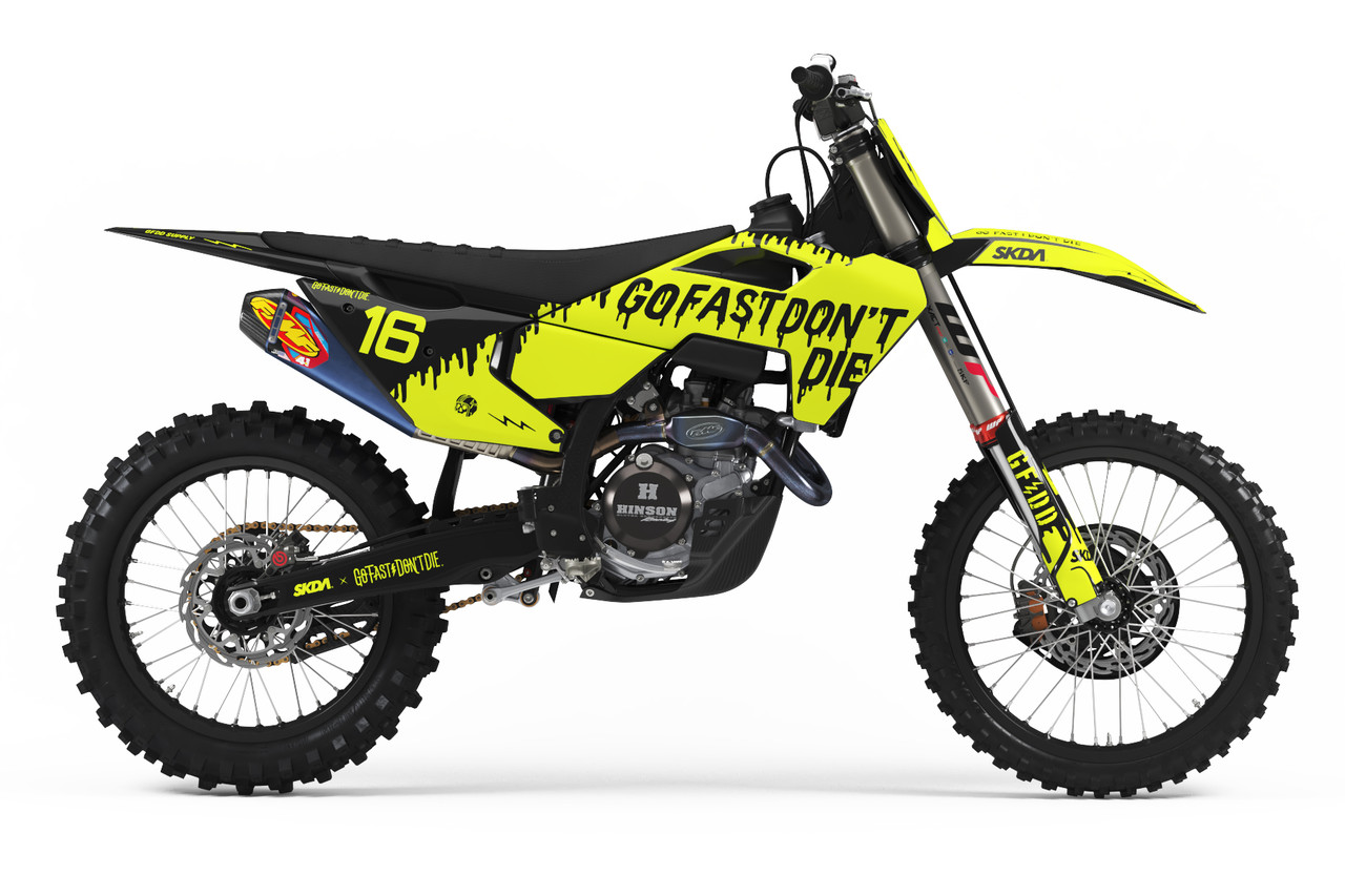 ALUE GFDD V2 NEON Husqvarna Full Graphics Kit | SKDA USA