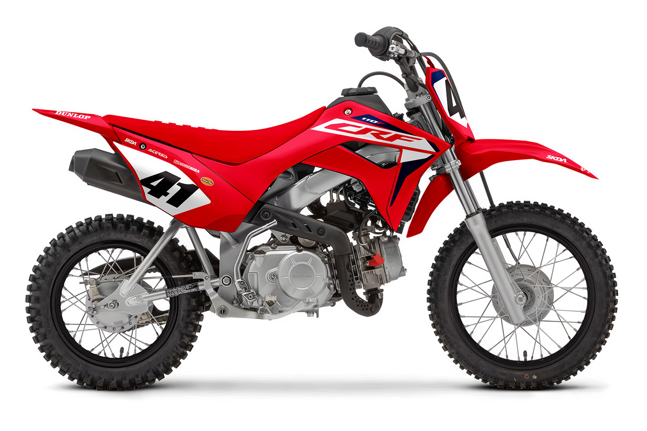 AERO Red/Wht Honda Mini Full Graphics Kit SKDA USA