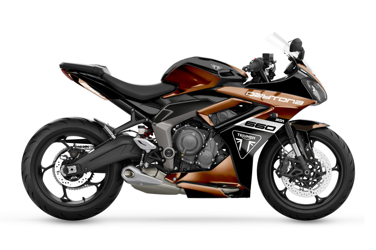 IDLE CHROME Bronze Daytona Full Graphics Kit | SKDA USA