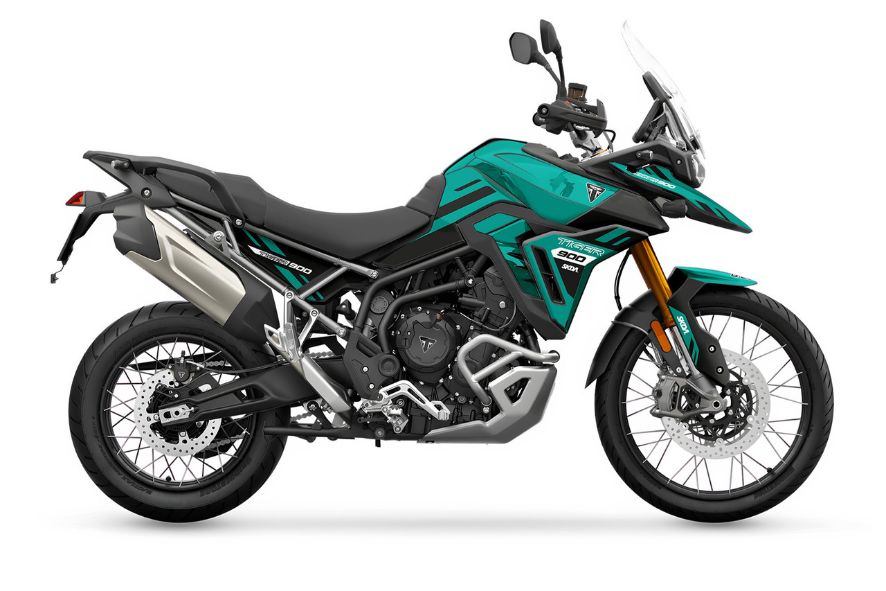 のえ SCOPE Teal Tiger 900 Full Graphics Kit | SKDA USA
