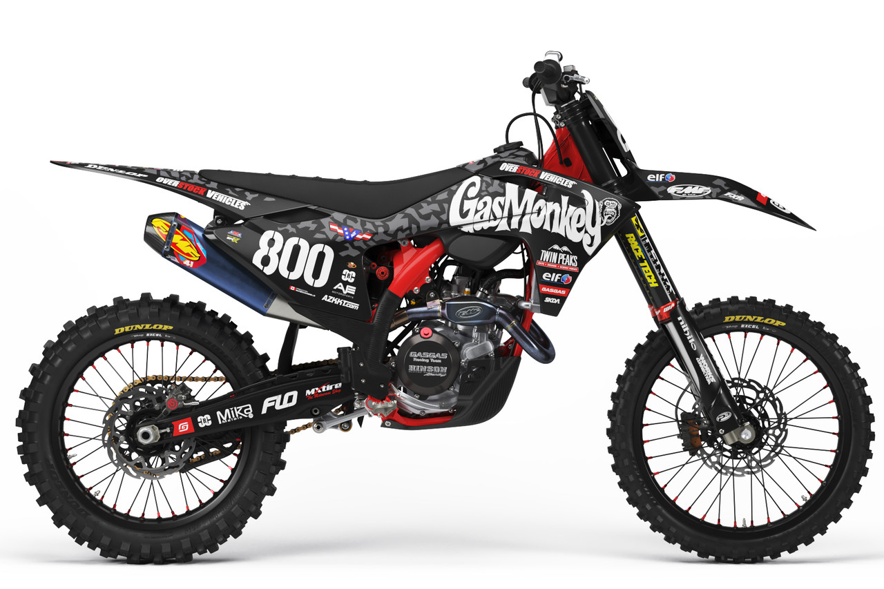 25 AJE GasMonkey GasGas Full Graphics Kit SKDA USA