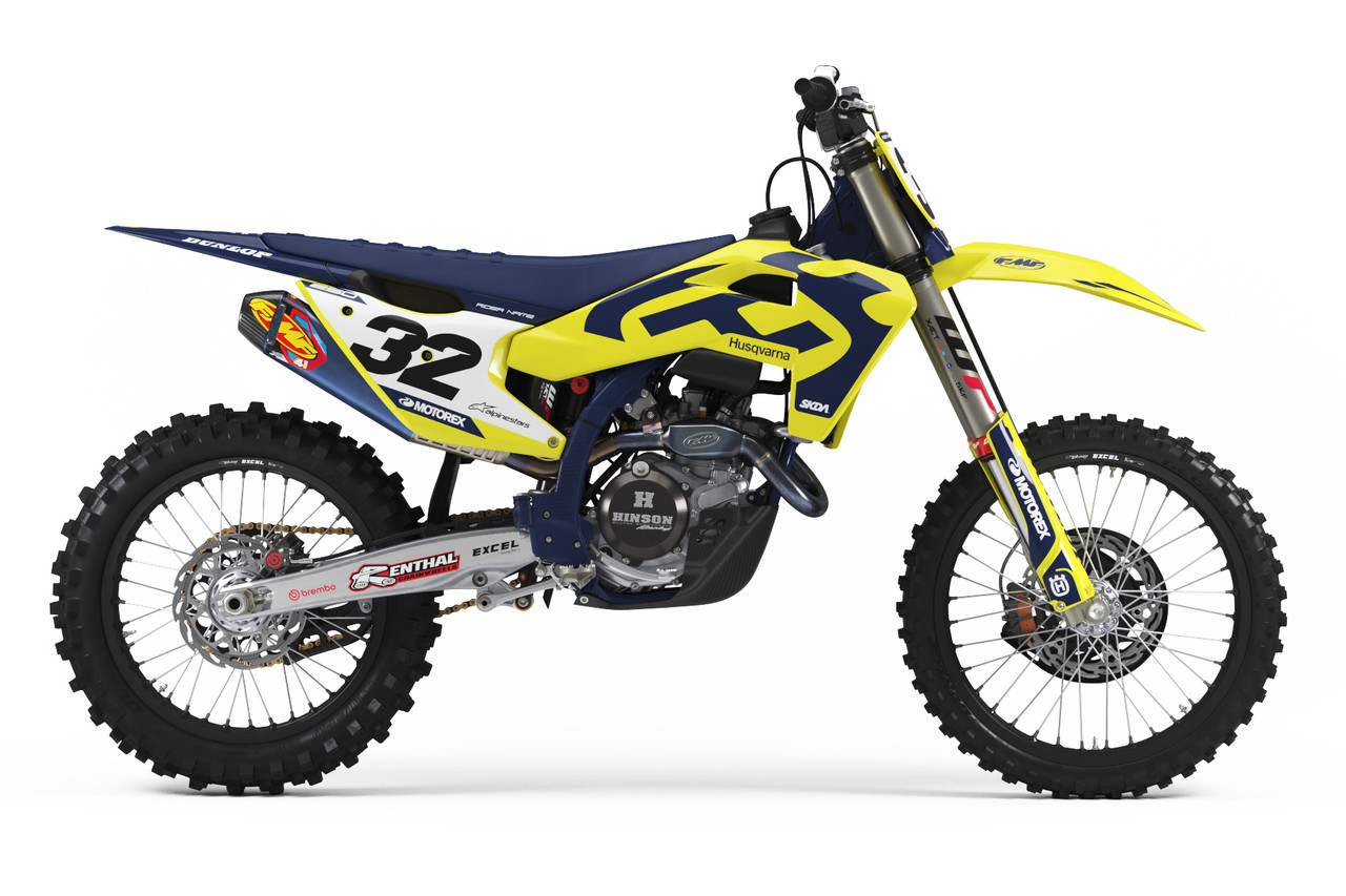 KRONA Yellow Husqvarna Full Graphics Kit | SKDA USA