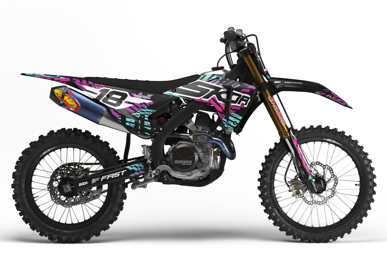 FRACTURE Black CR/CRF Full Graphics Kit | SKDA USA