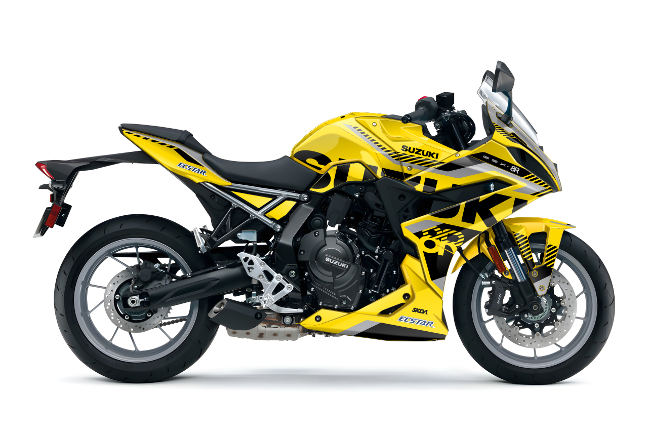 ASPHALT Yellow GSX-8R Full Graphics Kit | SKDA USA