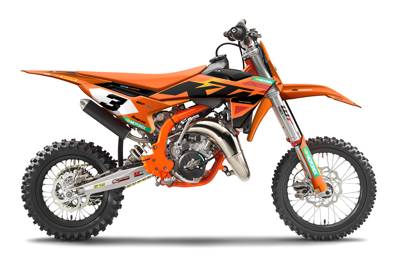 Ktm Mini Graphics 25 PRO KTM Mini Replica Graphics Kit - SKDA - US Store