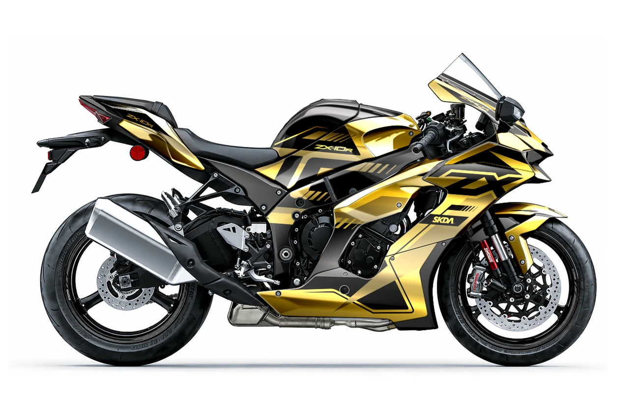 STREAK CHROME Gold Ninja Full Graphics Kit - SKDA - US Store